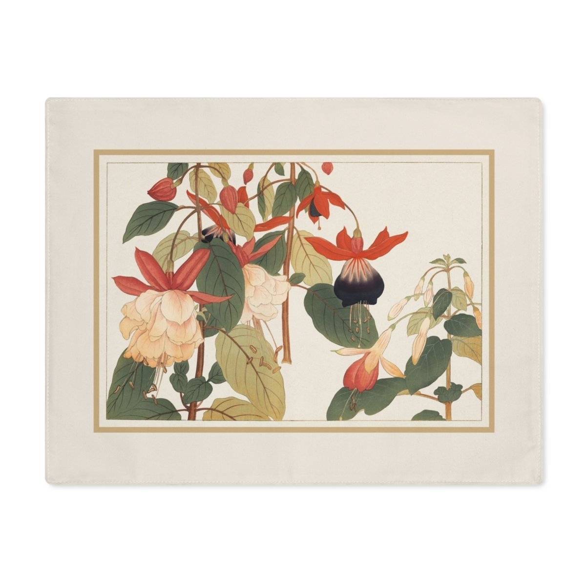 Fuchsia | Placemat - Cotton Twill Placemat - Piccolo Fiore Prints