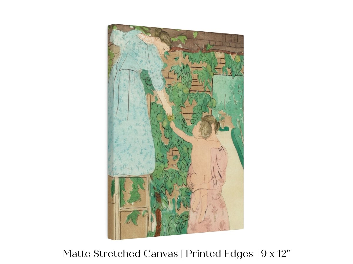 Gathering Fruit | P148 - Single Art Prints - Piccolo Fiore Prints