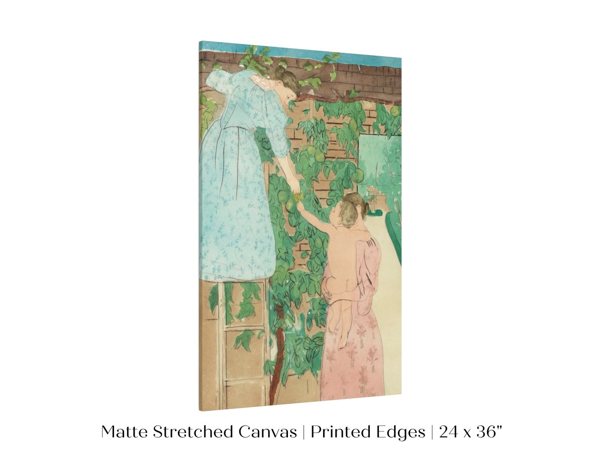 Gathering Fruit | P148 - Single Art Prints - Piccolo Fiore Prints