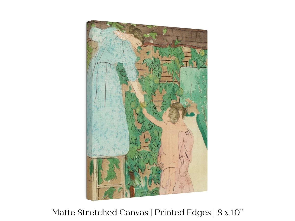 Gathering Fruit | P148 - Single Art Prints - Piccolo Fiore Prints