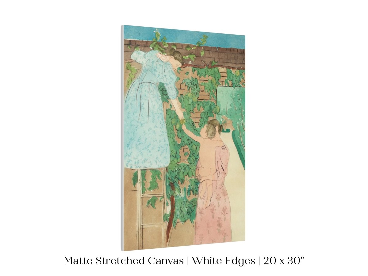 Gathering Fruit | P148 - Single Art Prints - Piccolo Fiore Prints