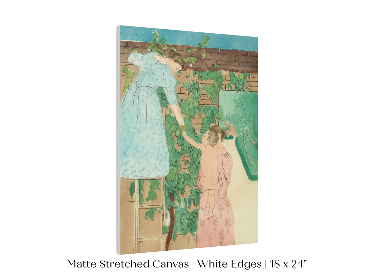 Gathering Fruit | P148 - Single Art Prints - Piccolo Fiore Prints