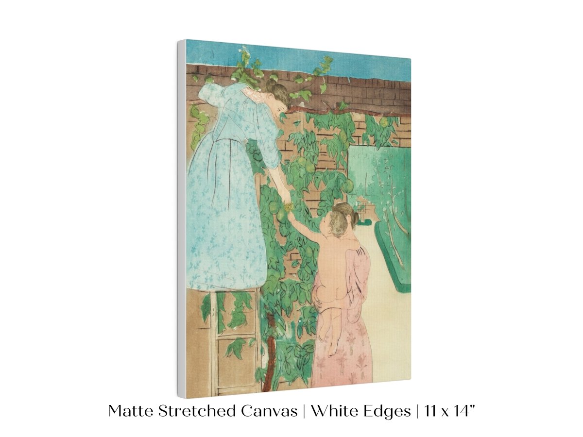 Gathering Fruit | P148 - Single Art Prints - Piccolo Fiore Prints