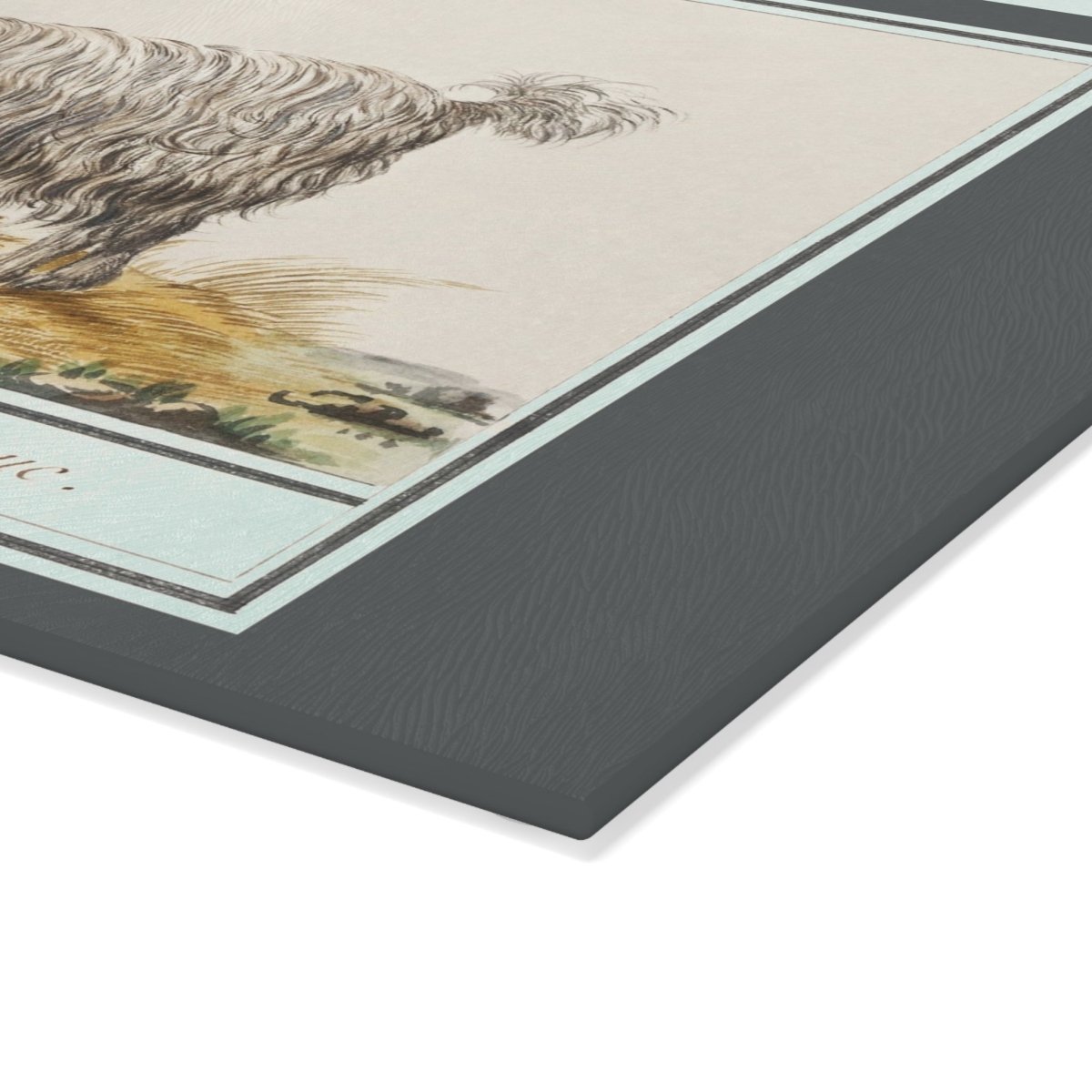 Goat | Glass Chopping Board - Glass Chopping Board - Piccolo Fiore Prints