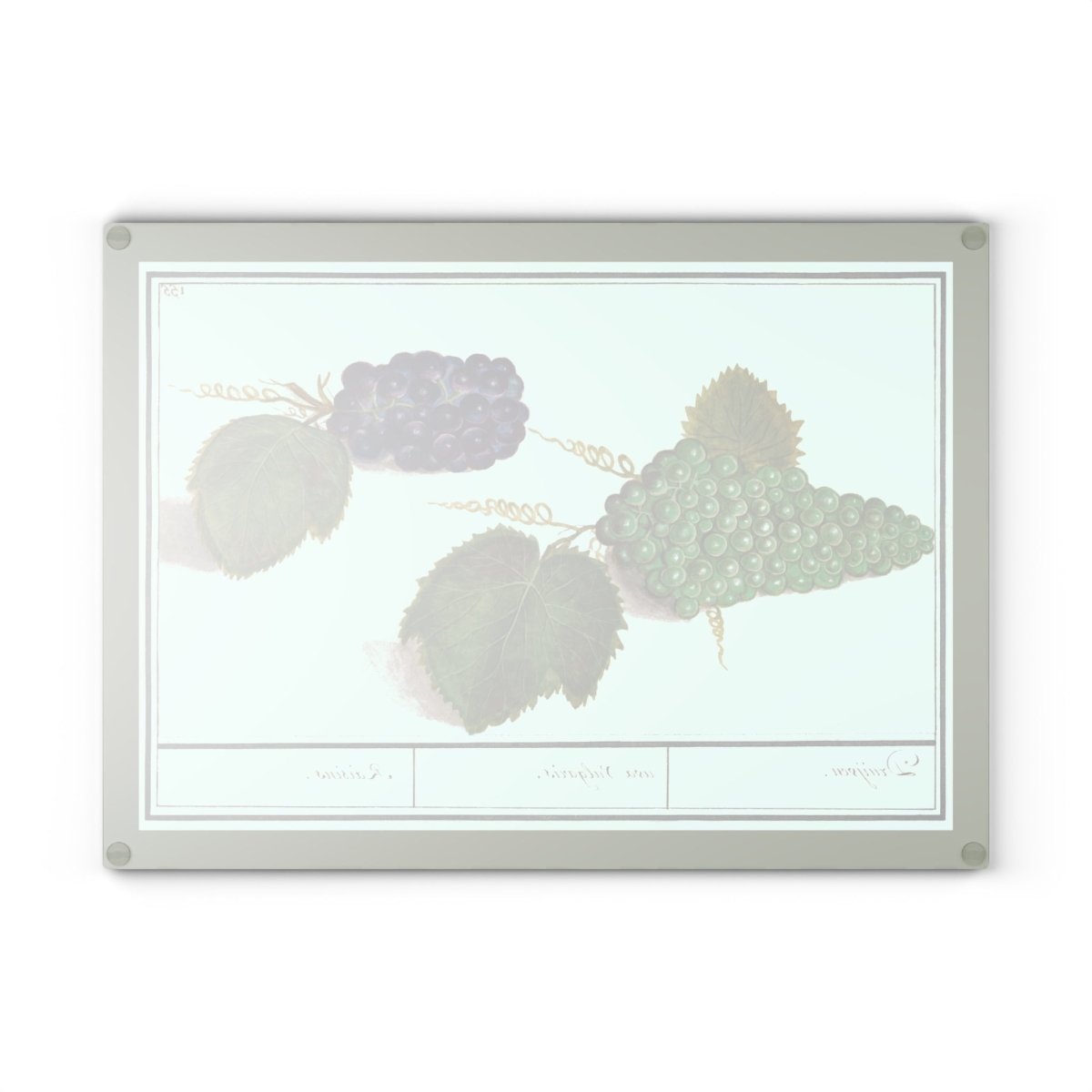 Grapes | Glass Chopping Board - Glass Chopping Board - Piccolo Fiore Prints