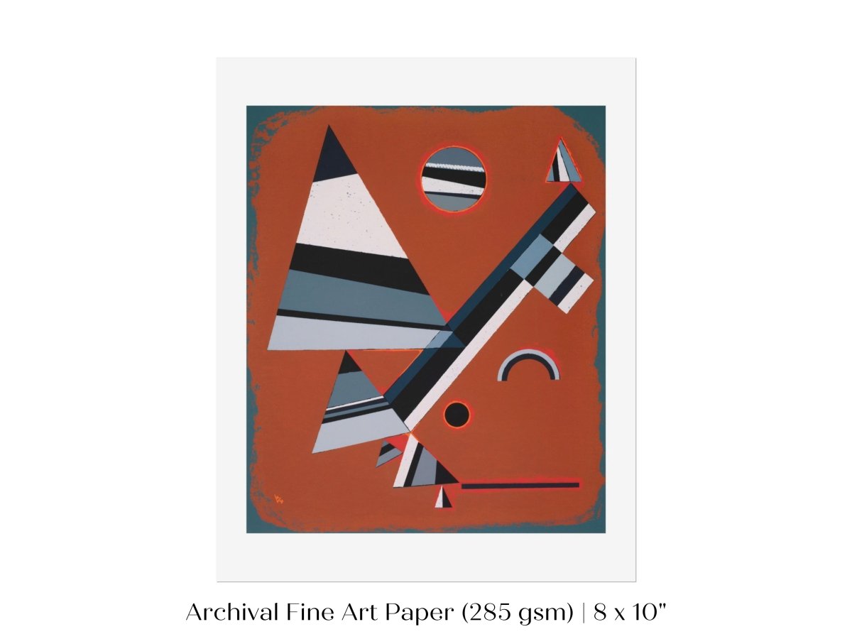 Gris | Kandinsky | P235 - Single Art Prints - Piccolo Fiore Prints