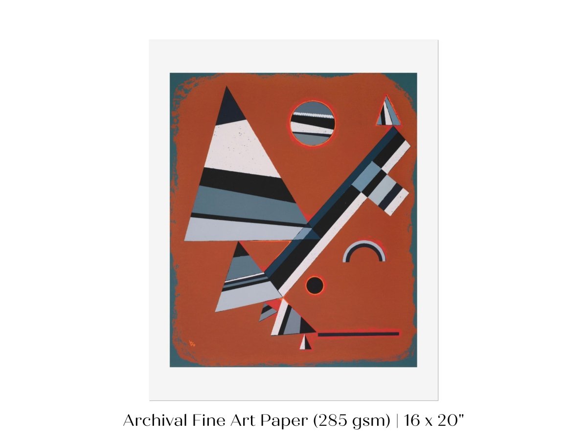 Gris | Kandinsky | P235 - Single Art Prints - Piccolo Fiore Prints