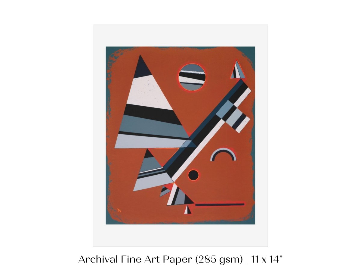 Gris | Kandinsky | P235 - Single Art Prints - Piccolo Fiore Prints
