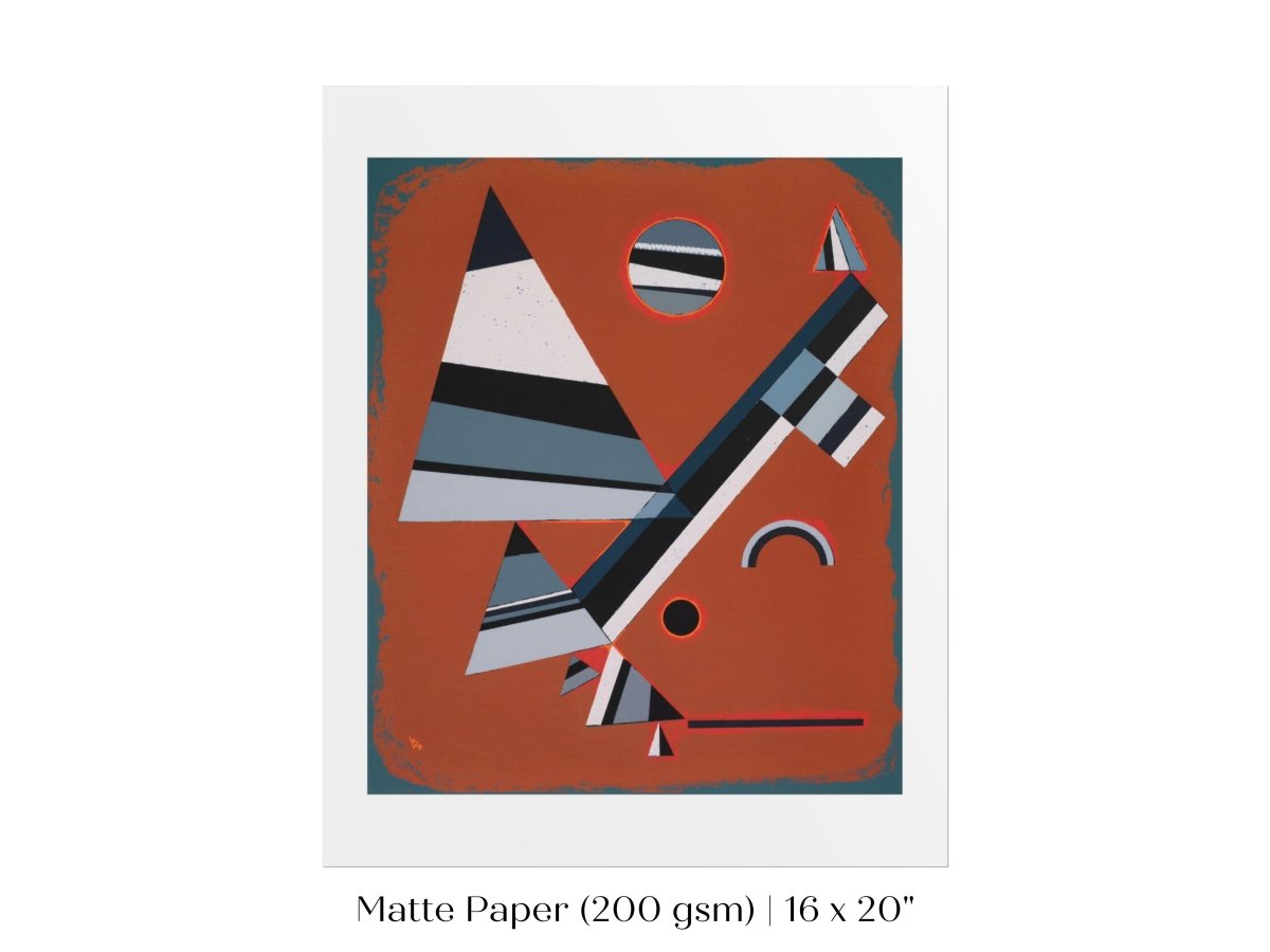 Gris | Kandinsky | P235 - Single Art Prints - Piccolo Fiore Prints