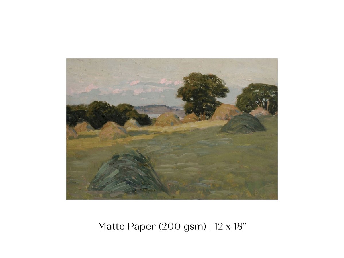 Harvest Landscape | P375 - Single Art Prints - Piccolo Fiore Prints
