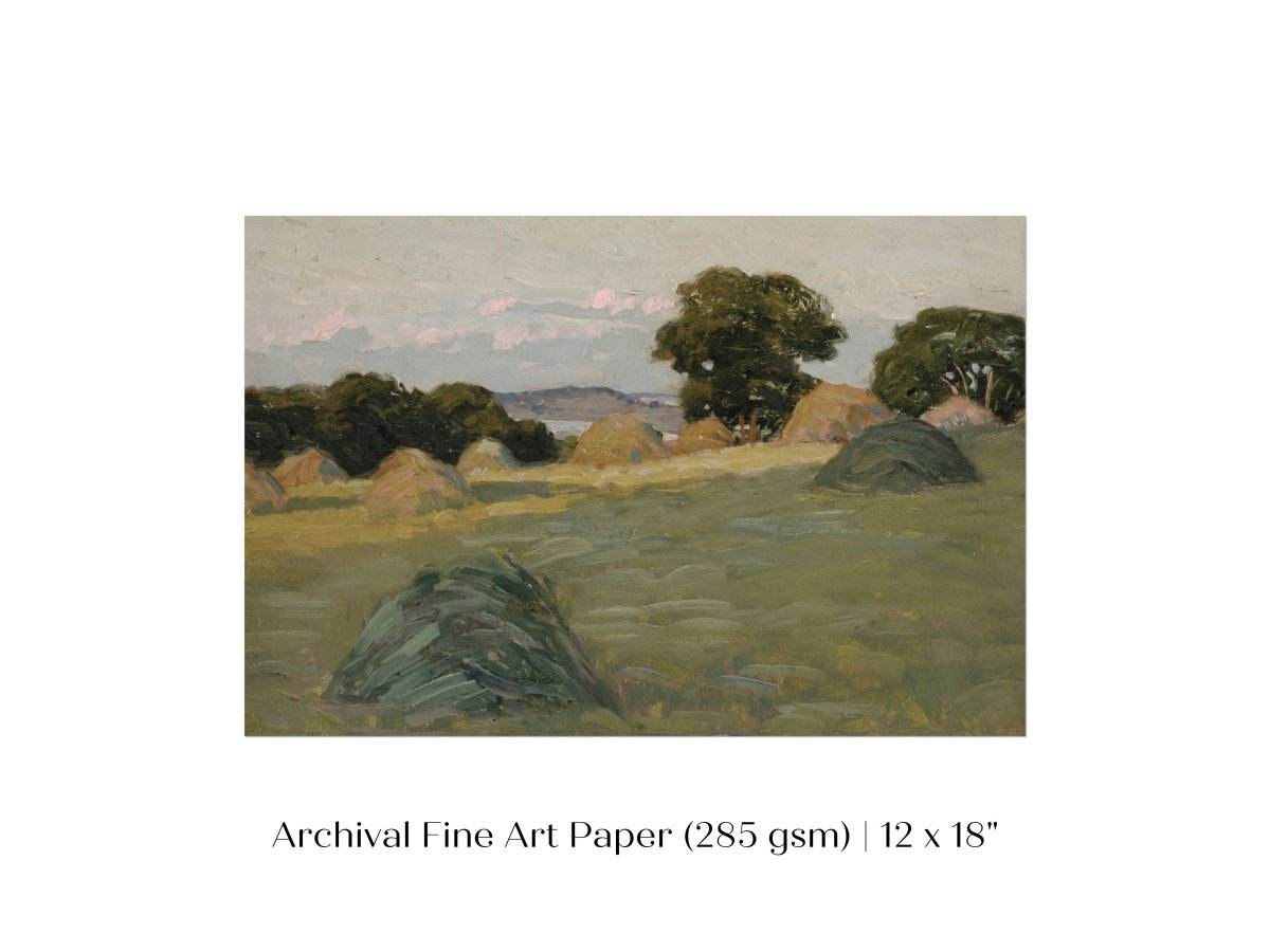 Harvest Landscape | P375 - Single Art Prints - Piccolo Fiore Prints