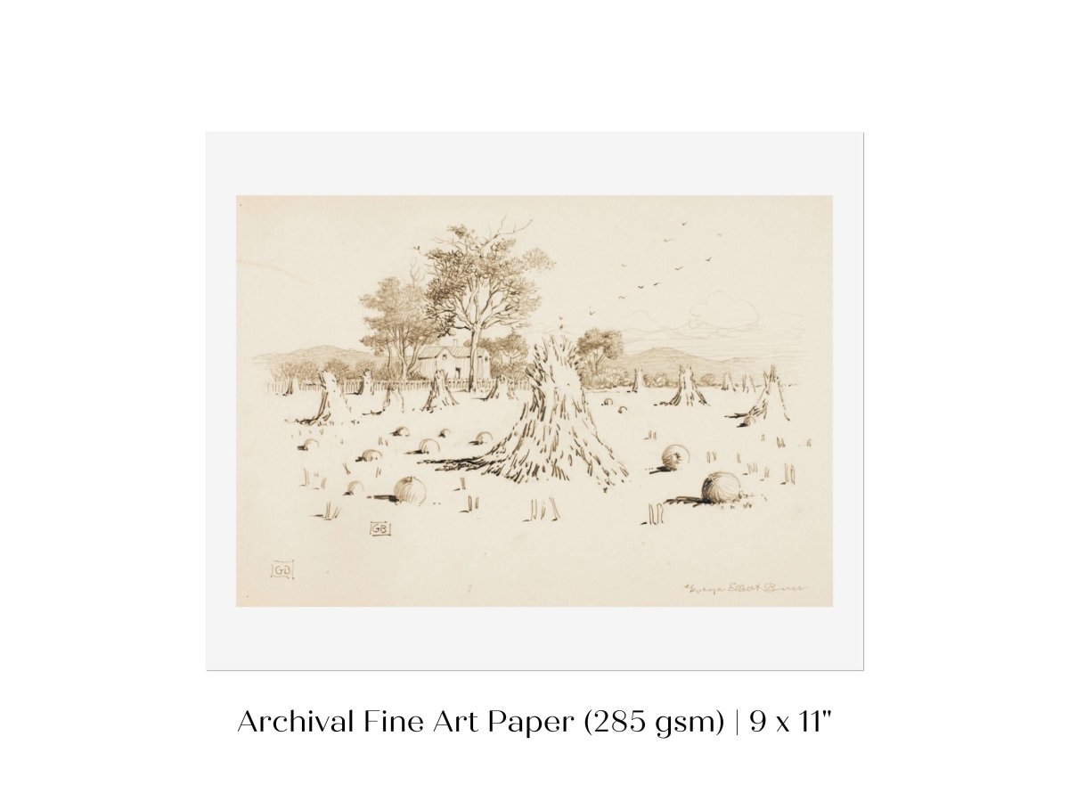 Harvest Sketch | P188 - Single Art Prints - Piccolo Fiore Prints