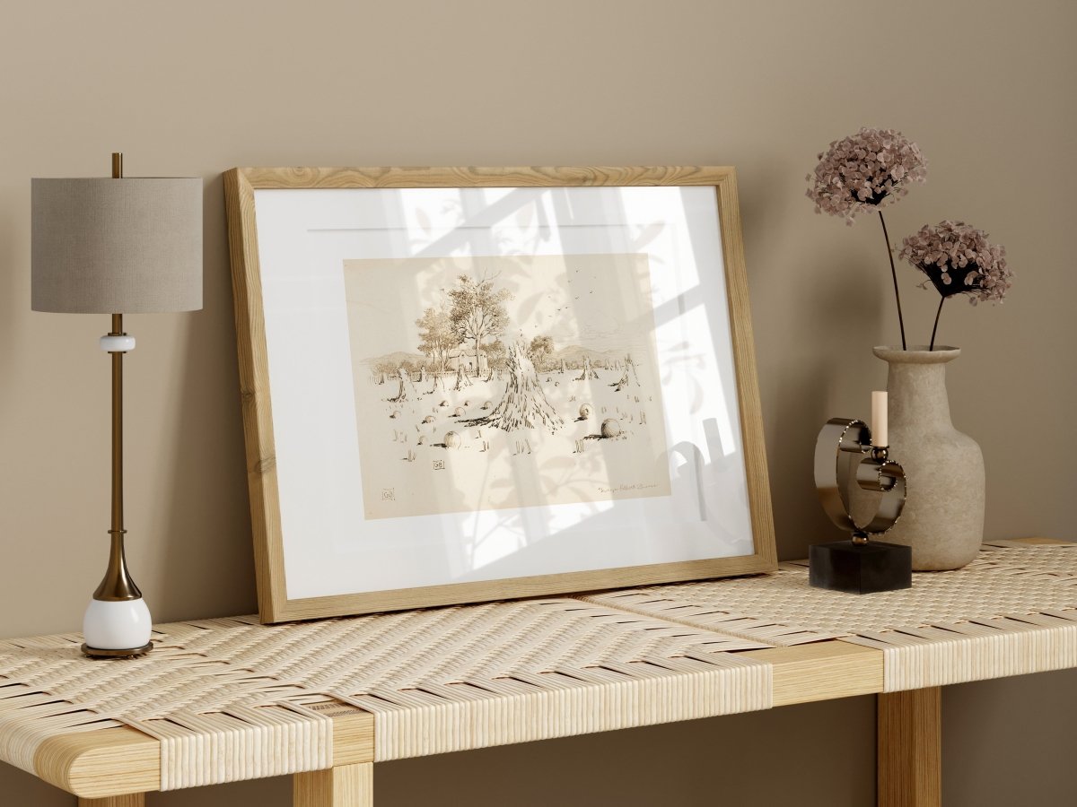 Harvest Sketch | P188 - Single Art Prints - Piccolo Fiore Prints