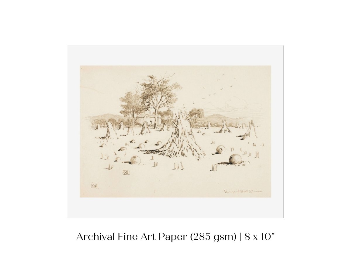 Harvest Sketch | P188 - Single Art Prints - Piccolo Fiore Prints