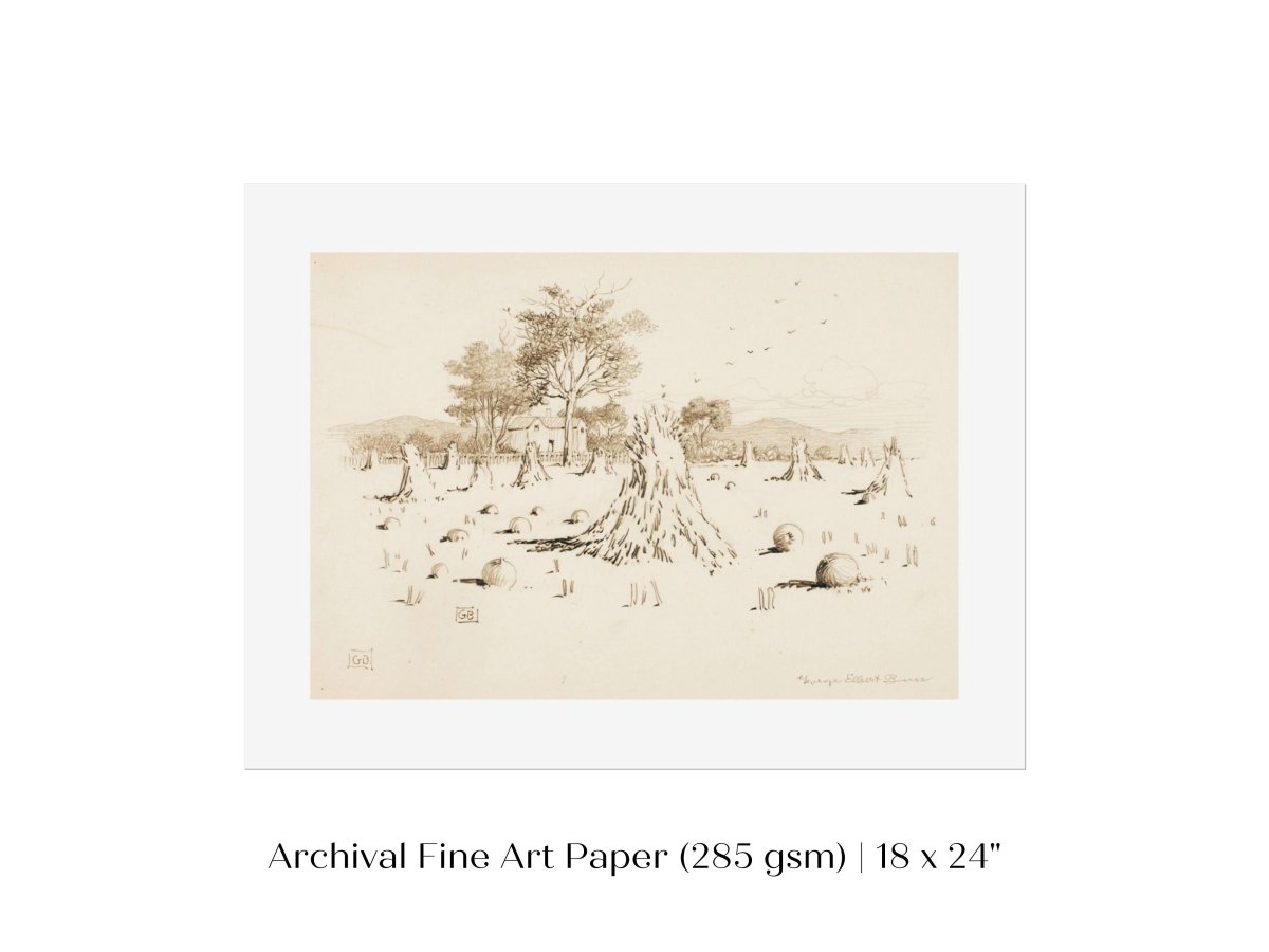 Harvest Sketch | P188 - Single Art Prints - Piccolo Fiore Prints