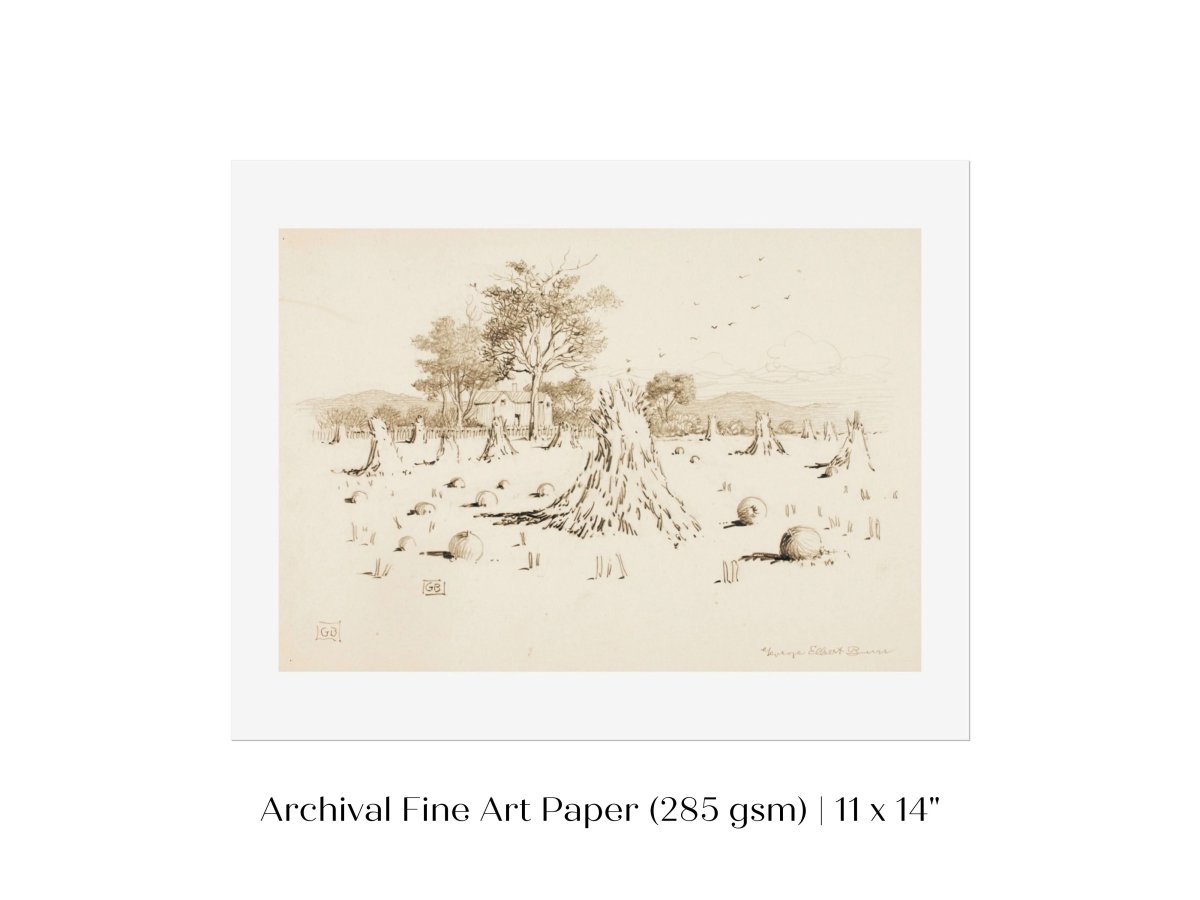 Harvest Sketch | P188 - Single Art Prints - Piccolo Fiore Prints