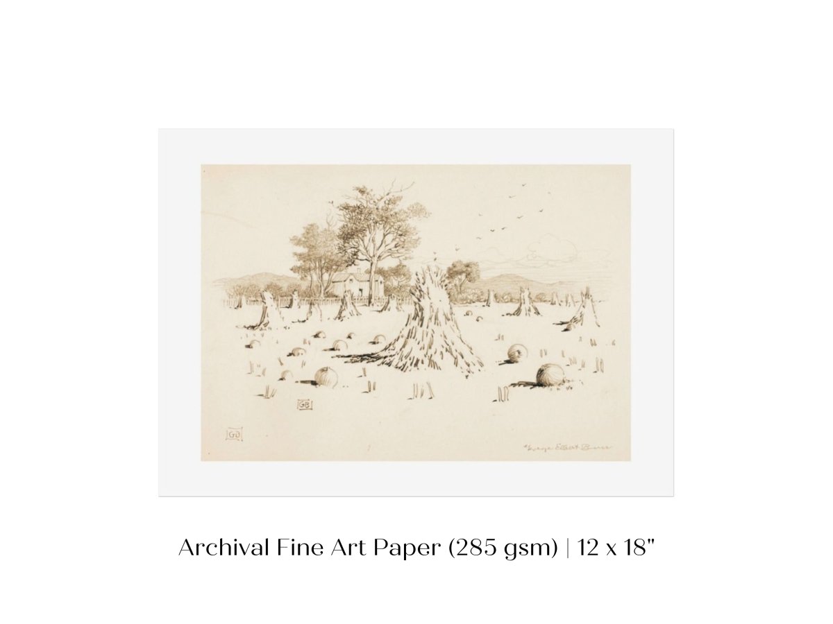 Harvest Sketch | P188 - Single Art Prints - Piccolo Fiore Prints