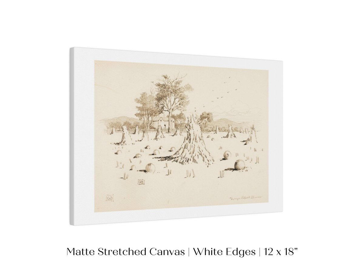 Harvest Sketch | P188 - Single Art Prints - Piccolo Fiore Prints