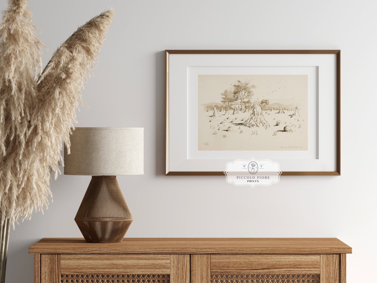 Harvest Sketch | P188 - Single Art Prints - Piccolo Fiore Prints