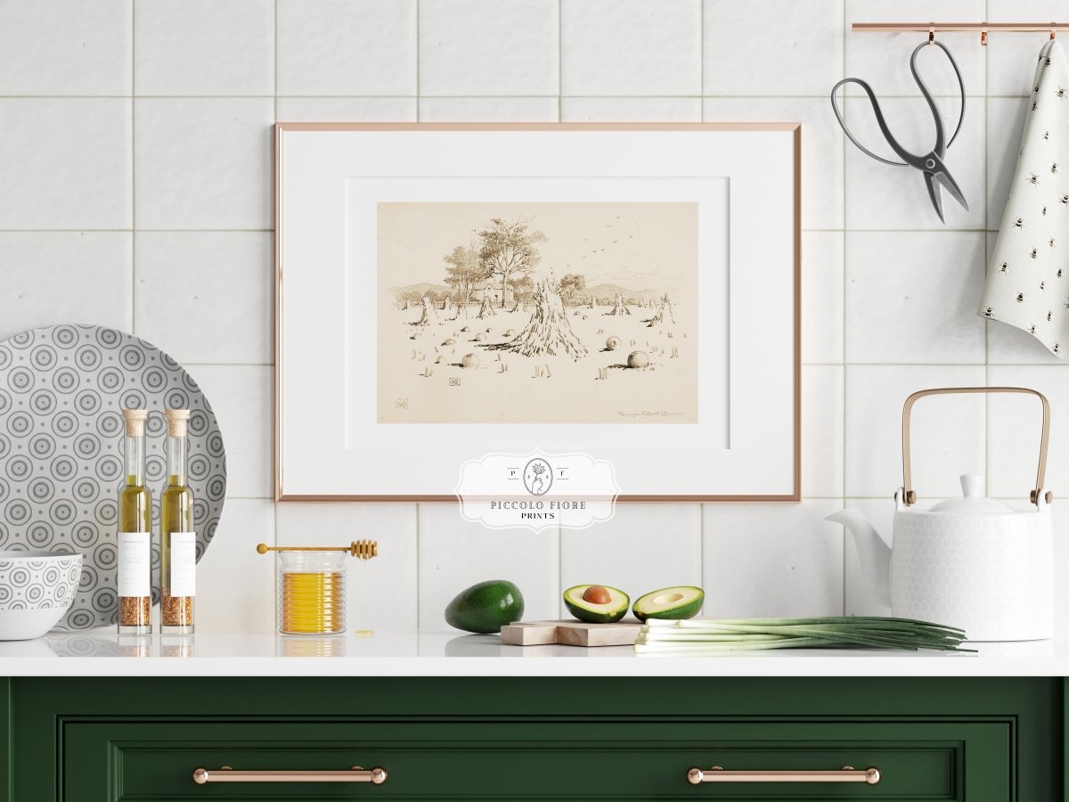 Harvest Sketch | P188 - Single Art Prints - Piccolo Fiore Prints