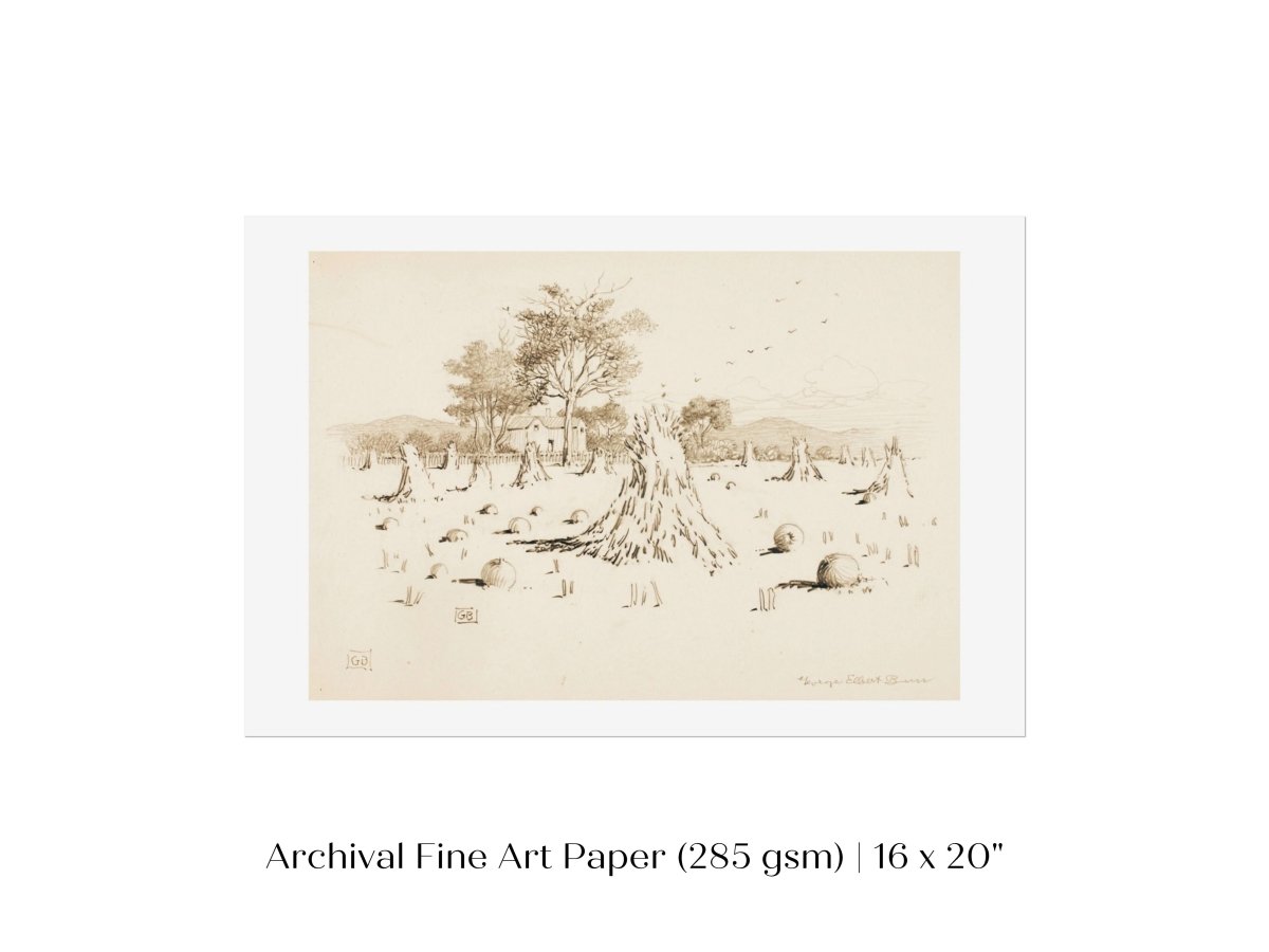 Harvest Sketch | P188 - Single Art Prints - Piccolo Fiore Prints