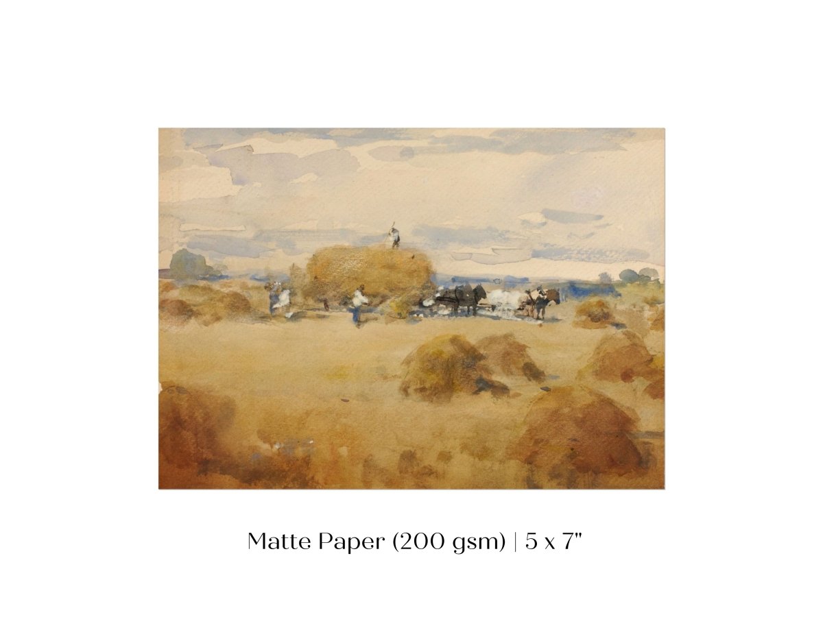 Haymaking | P185 - Single Art Prints - Piccolo Fiore Prints
