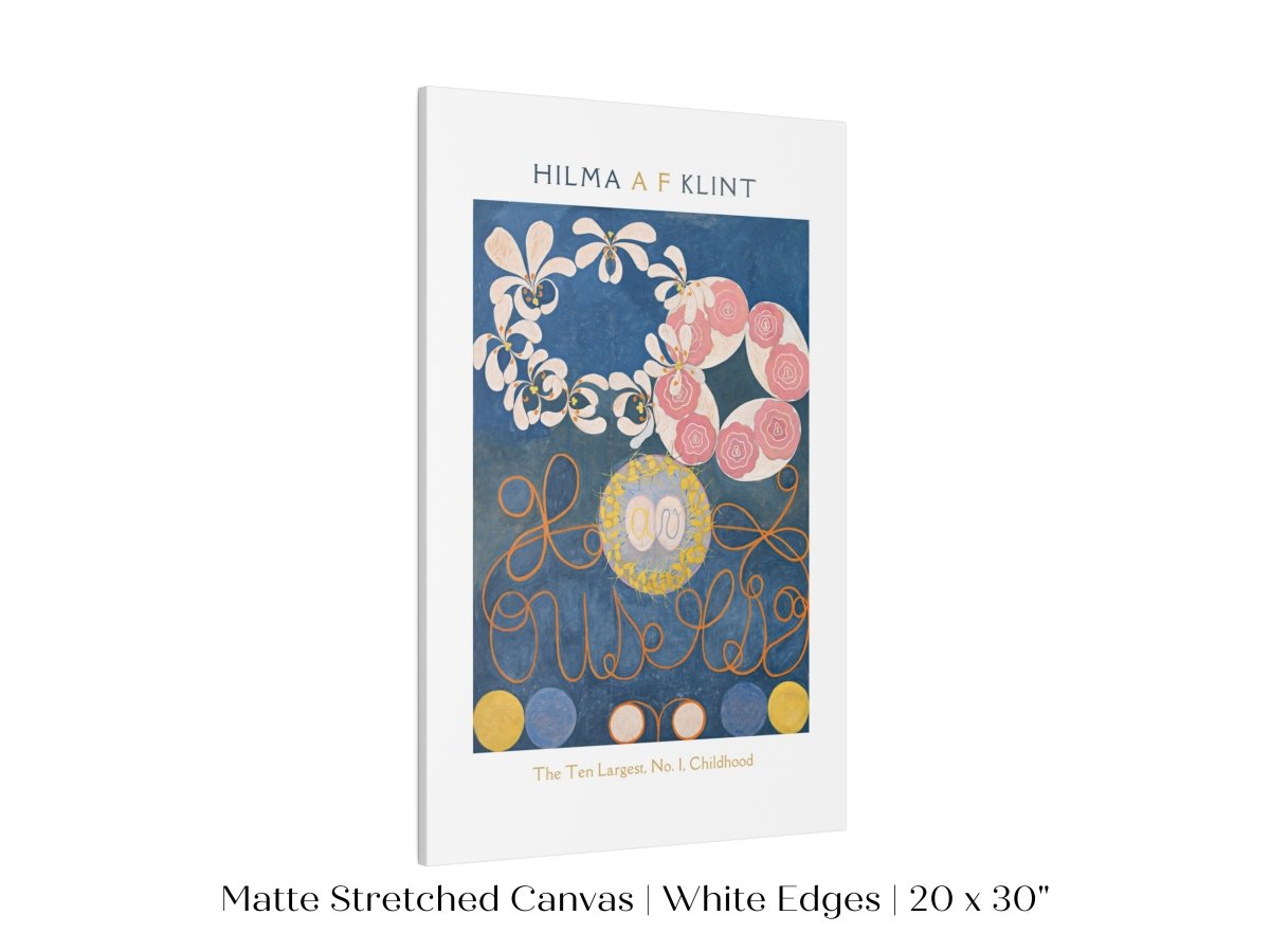 Hilma af Klint The Ten Largest | No. 1, Childhood | P575 - Single Art Prints - Piccolo Fiore Prints