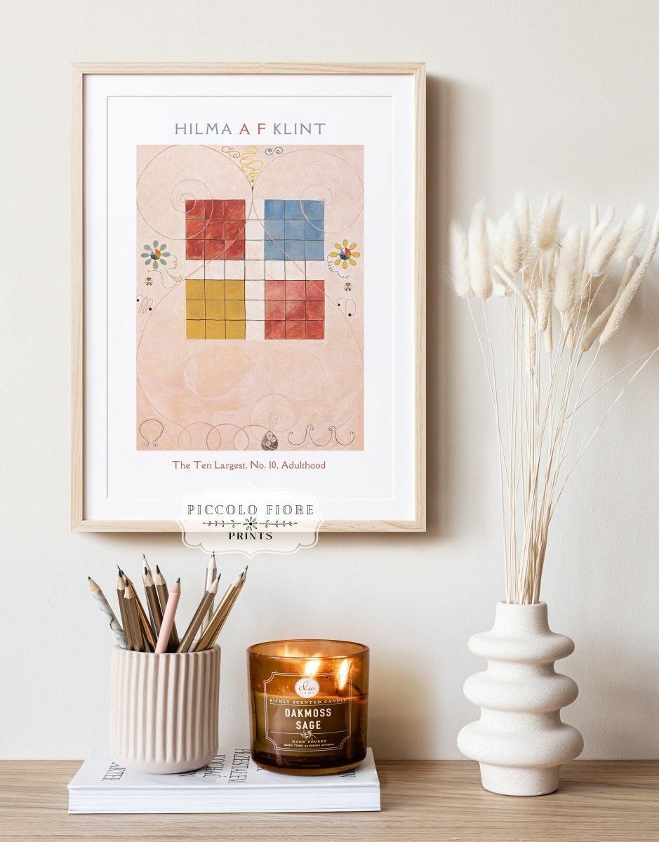 Hilma af Klint The Ten Largest | No. 10, Adulthood | P943 - Single Art Prints - Piccolo Fiore Prints