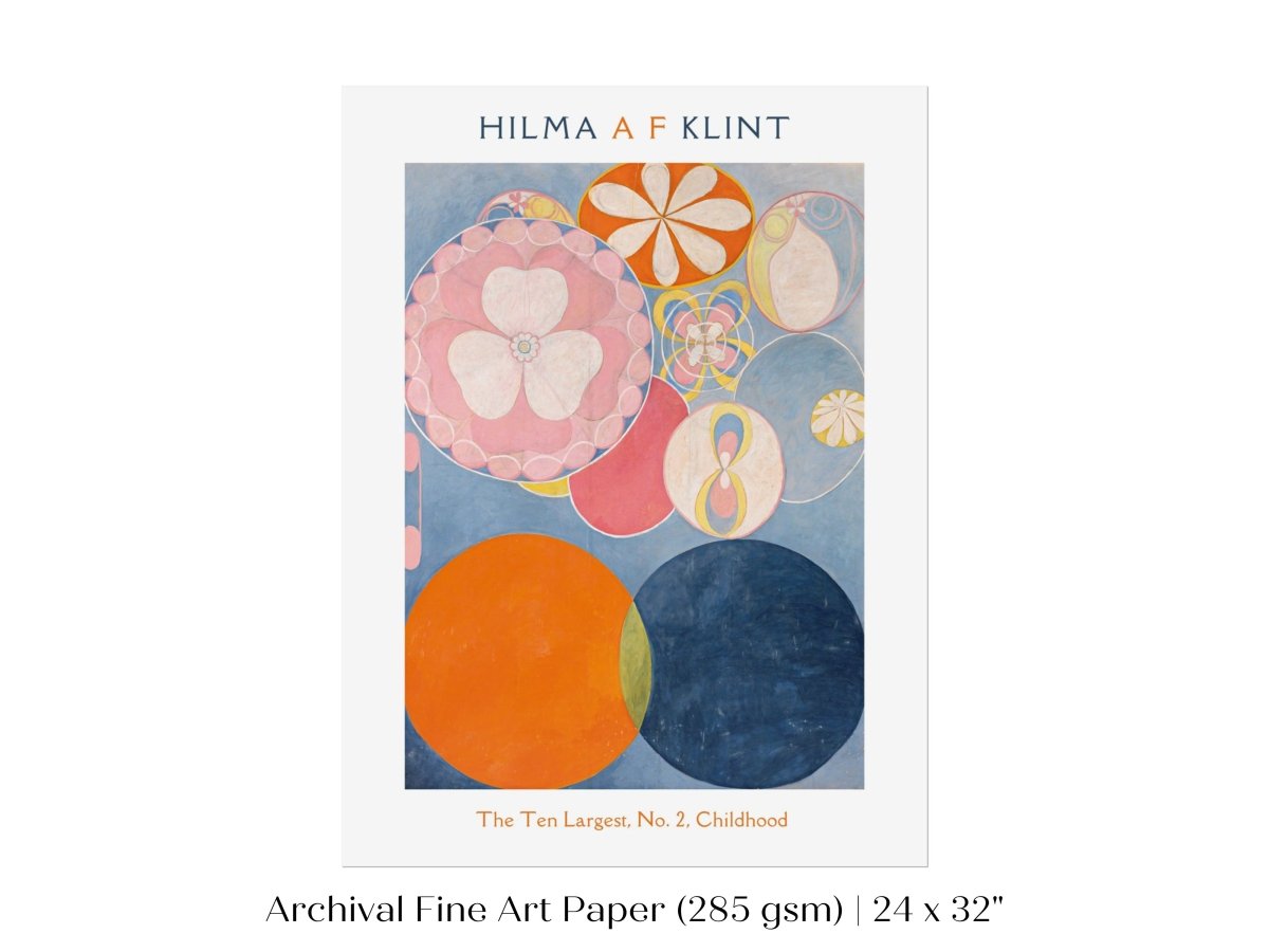 Hilma af Klint The Ten Largest | No. 2, Childhood | P576 - Single Art Prints - Piccolo Fiore Prints