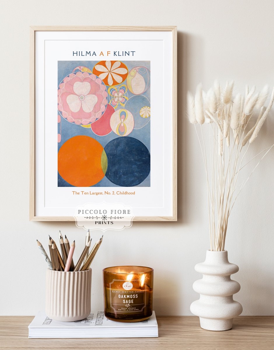 Hilma af Klint The Ten Largest | No. 2, Childhood | P576 - Single Art Prints - Piccolo Fiore Prints