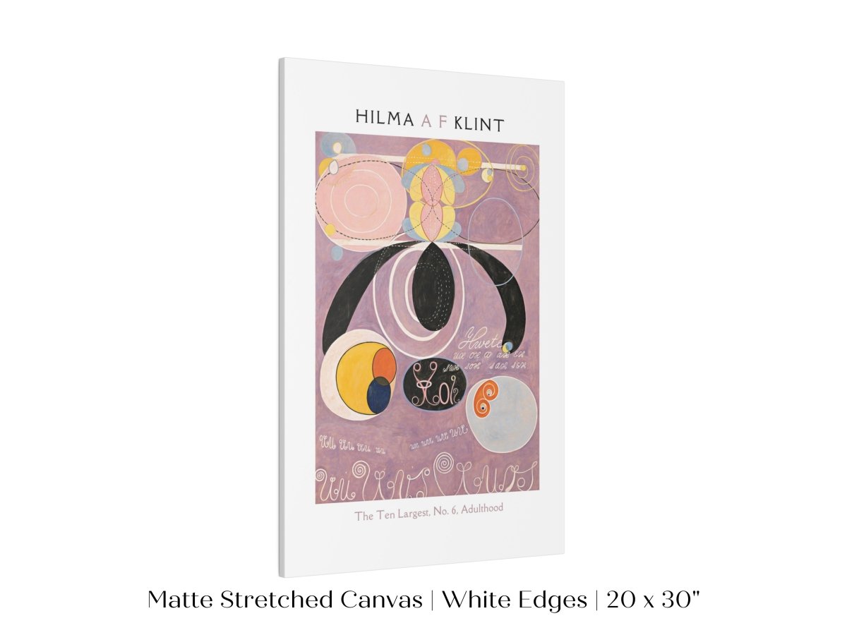 Hilma af Klint The Ten Largest | No. 6, Adulthood | P580 - Single Art Prints - Piccolo Fiore Prints