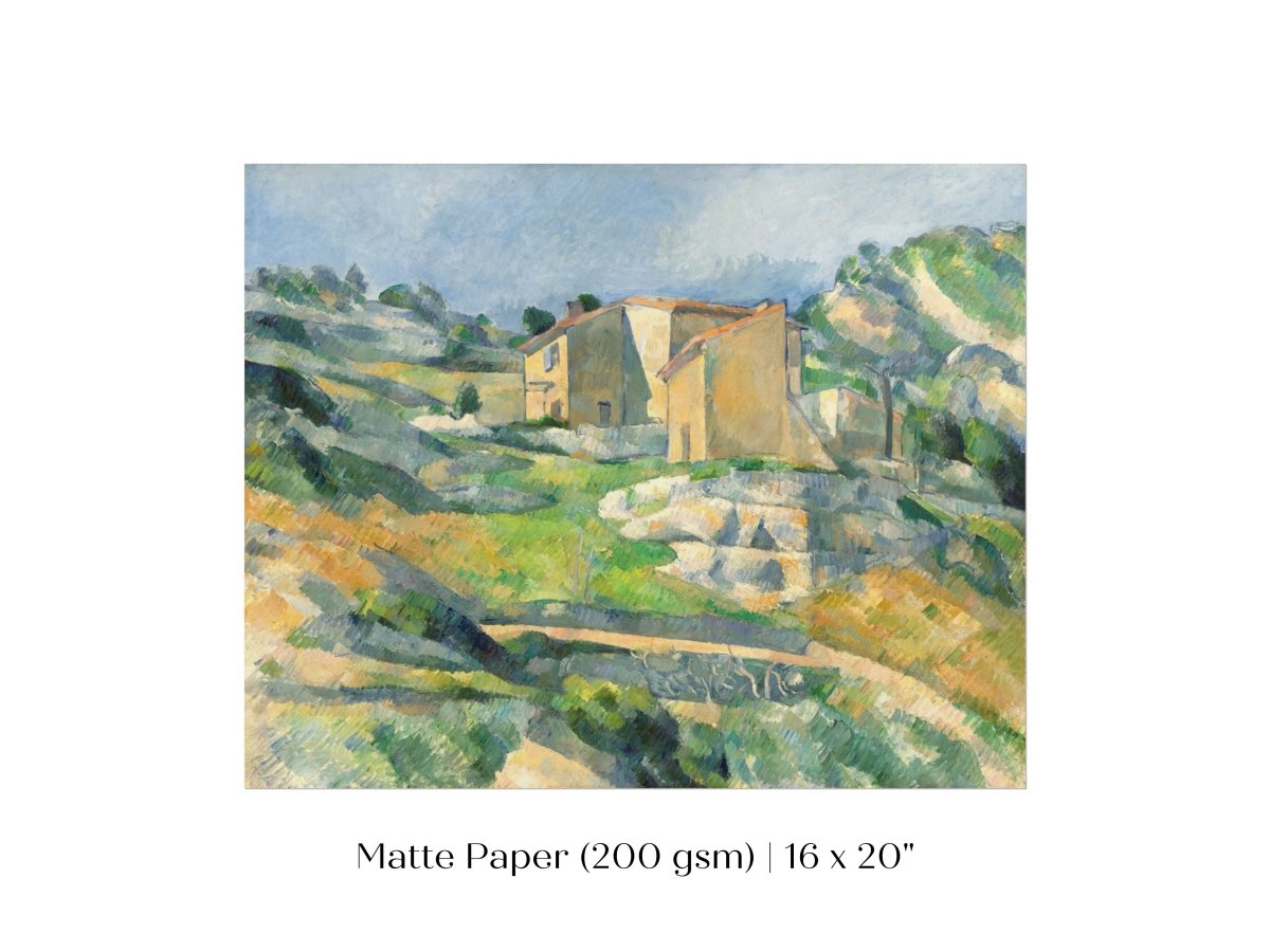 Houses in Provence | P16 - Single Art Prints - Piccolo Fiore Prints