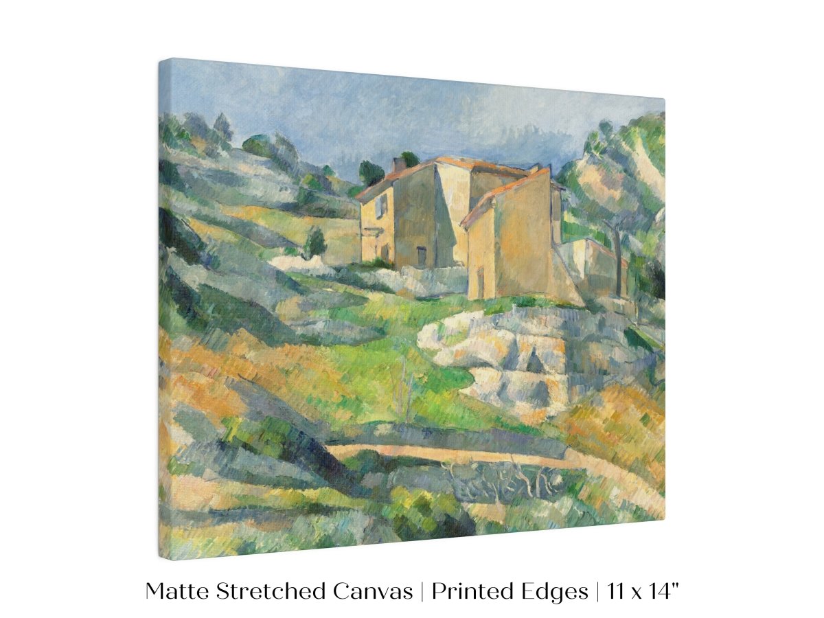 Houses in Provence | P16 - Single Art Prints - Piccolo Fiore Prints