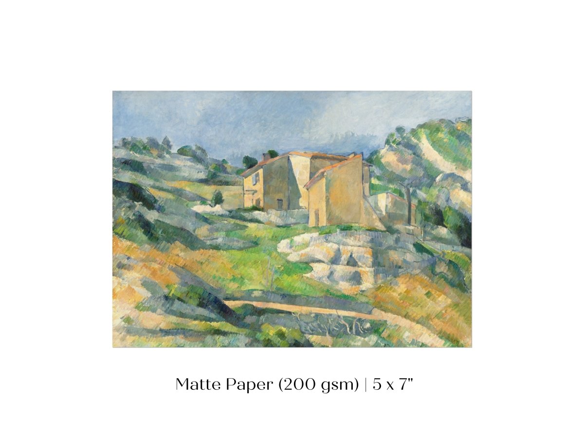 Houses in Provence | P16 - Single Art Prints - Piccolo Fiore Prints
