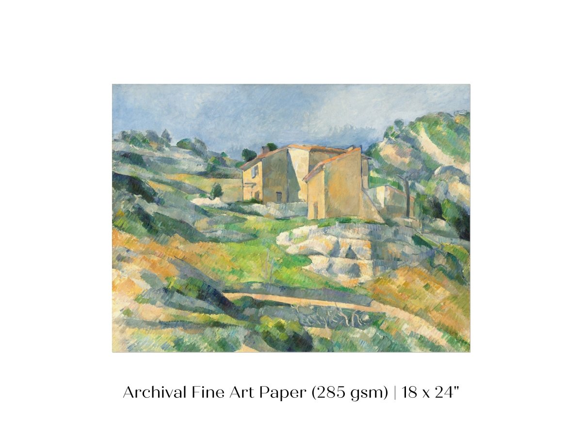 Houses in Provence | P16 - Single Art Prints - Piccolo Fiore Prints
