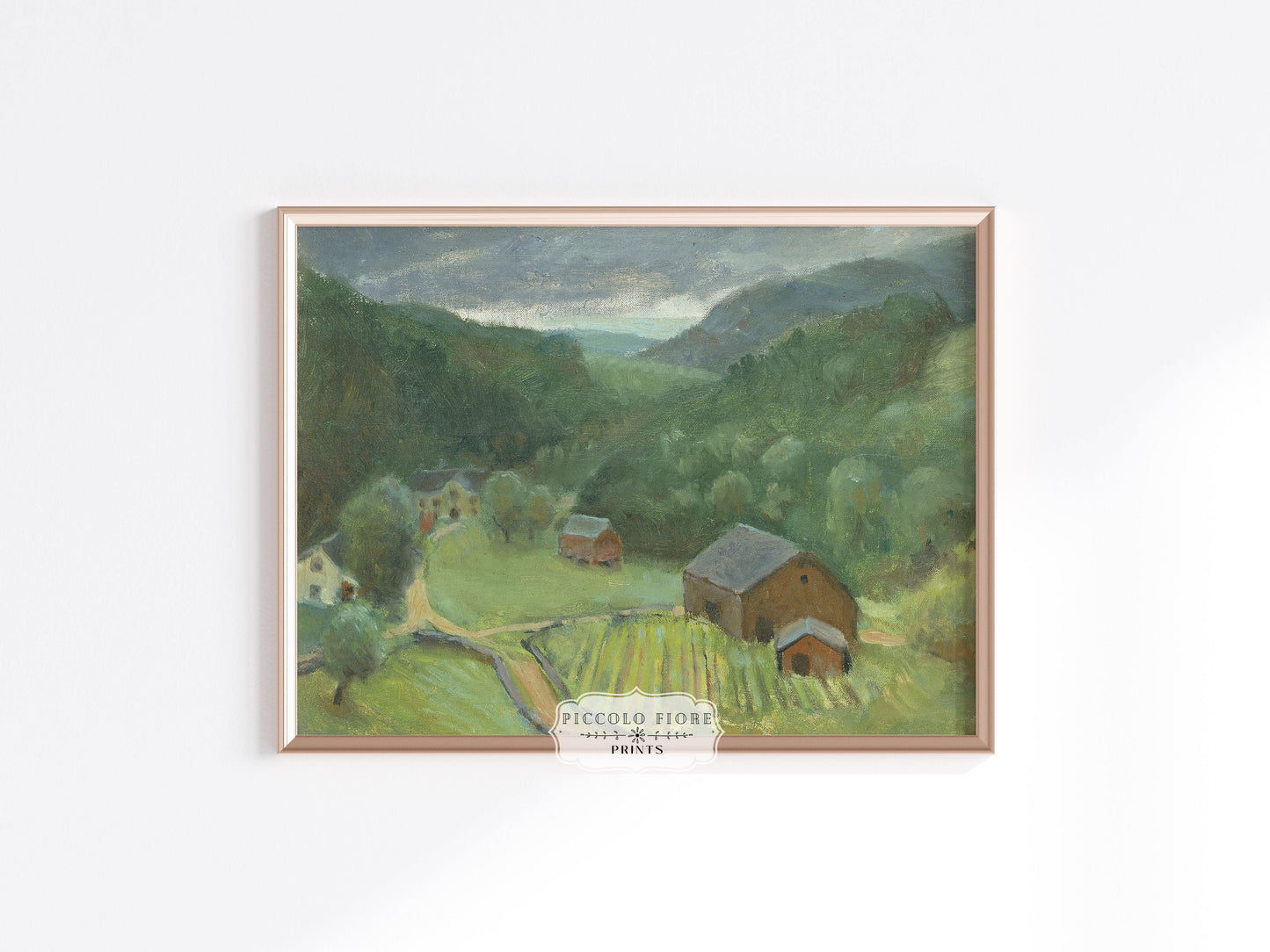 Country Farmhouse Landscape | P193