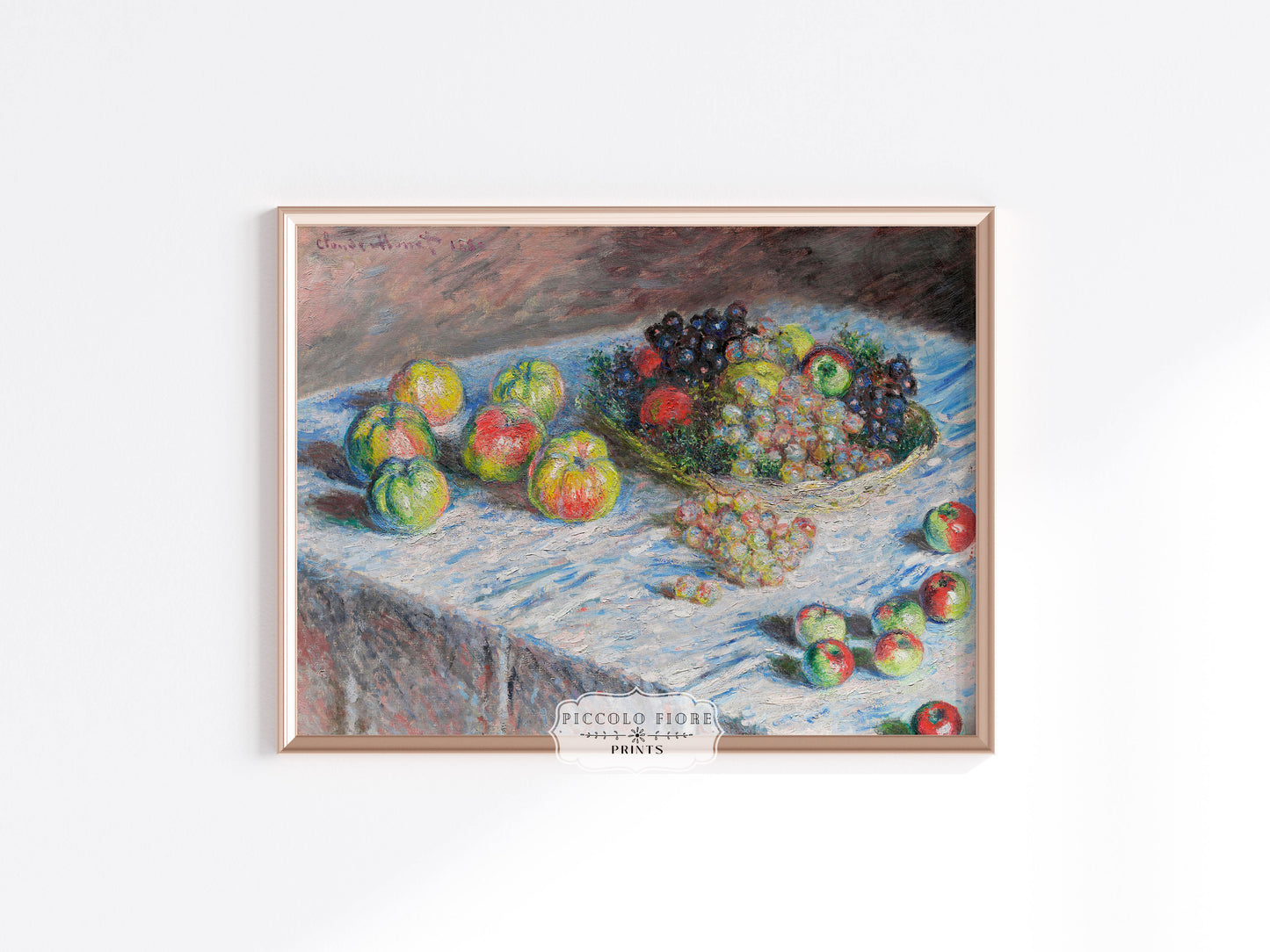 Still Life with Apples and Grapes | P44
