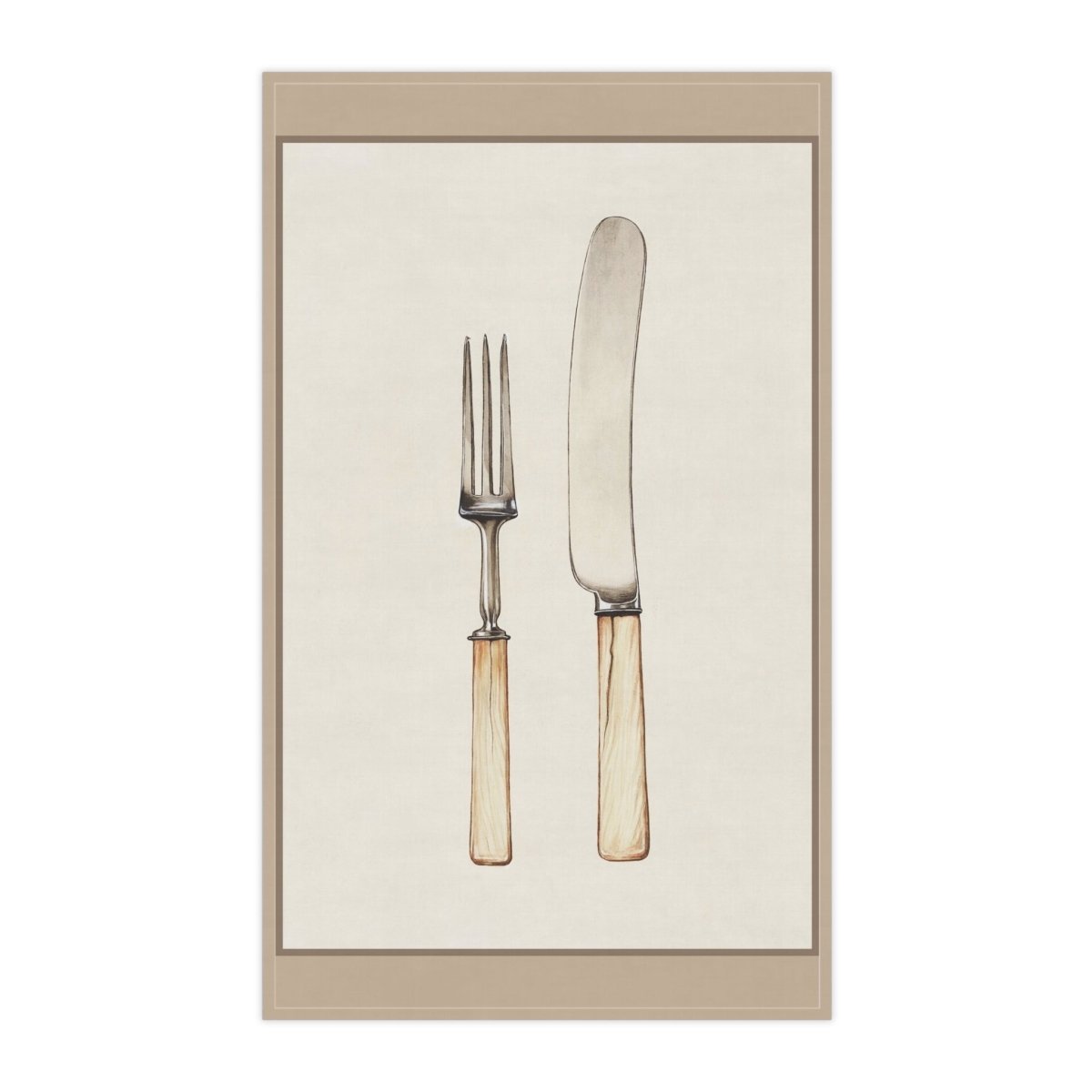 Knife and Fork | Tea Towel - Tea Towel - Piccolo Fiore Prints