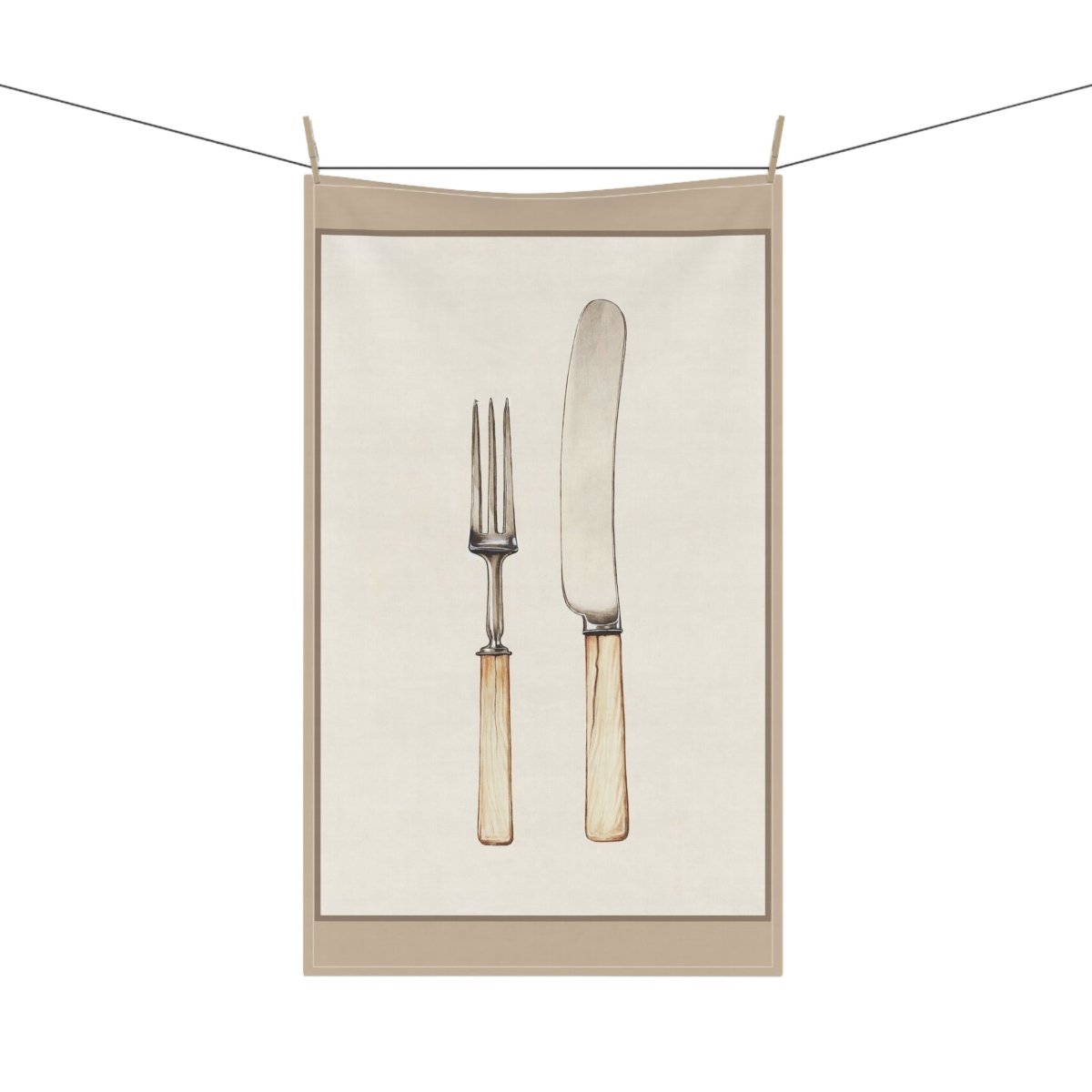 Knife and Fork | Tea Towel - Tea Towel - Piccolo Fiore Prints