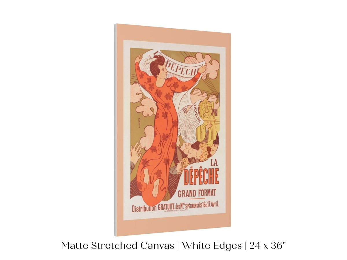 La Dépêche de Toulouse | P690 - Single Art Prints - Piccolo Fiore Prints