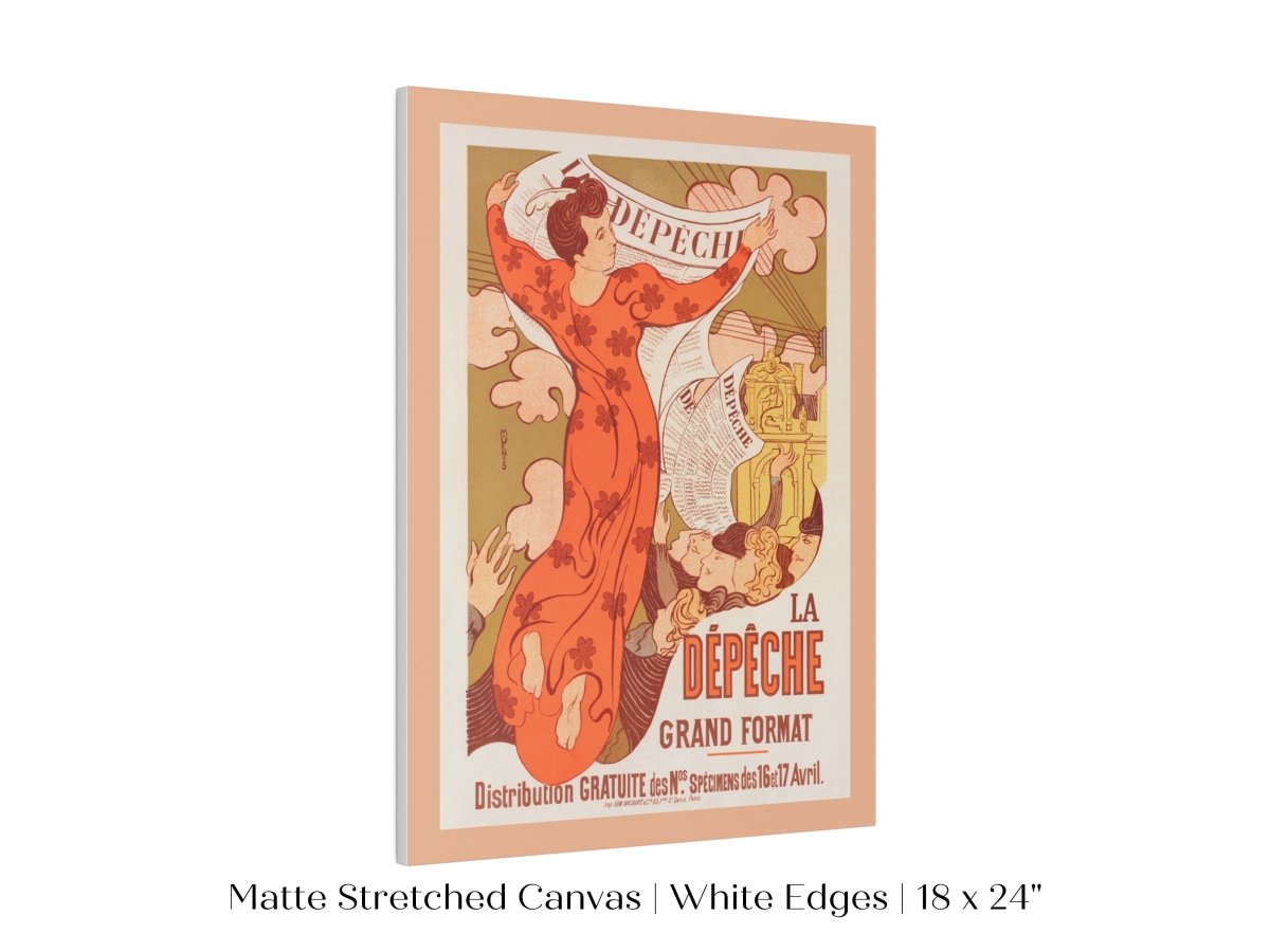 La Dépêche de Toulouse | P690 - Single Art Prints - Piccolo Fiore Prints