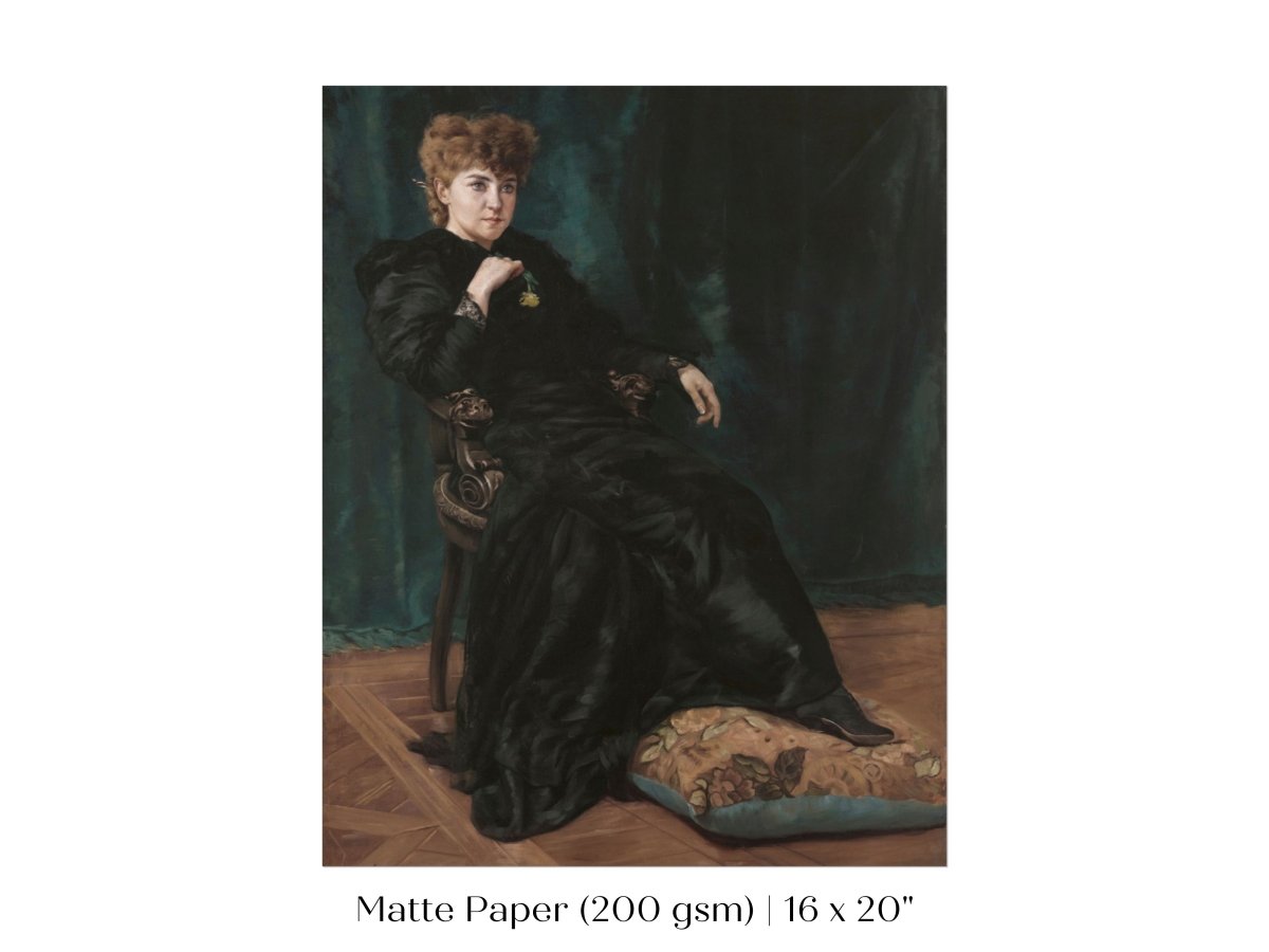 Lady in Black | P380 - Single Art Prints - Piccolo Fiore Prints
