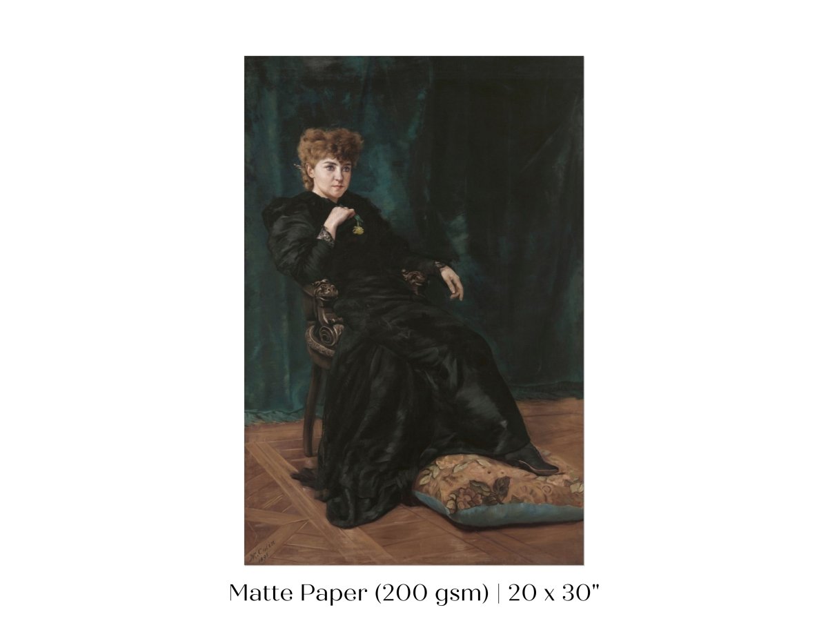 Lady in Black | P380 - Single Art Prints - Piccolo Fiore Prints