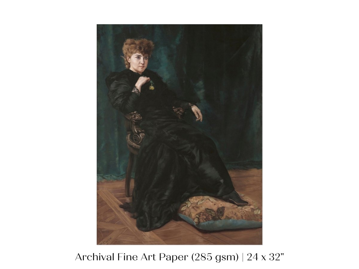 Lady in Black | P380 - Single Art Prints - Piccolo Fiore Prints