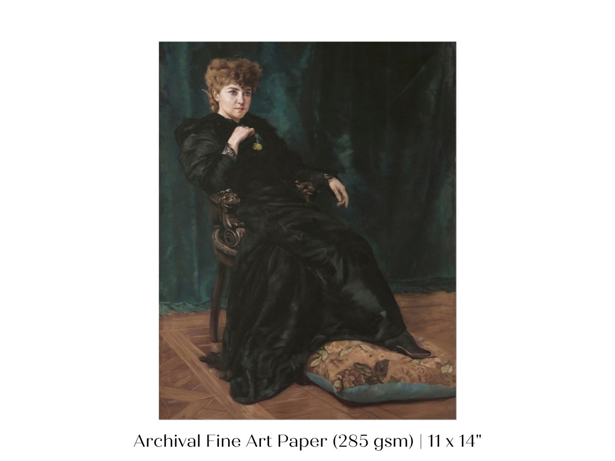 Lady in Black | P380 - Single Art Prints - Piccolo Fiore Prints