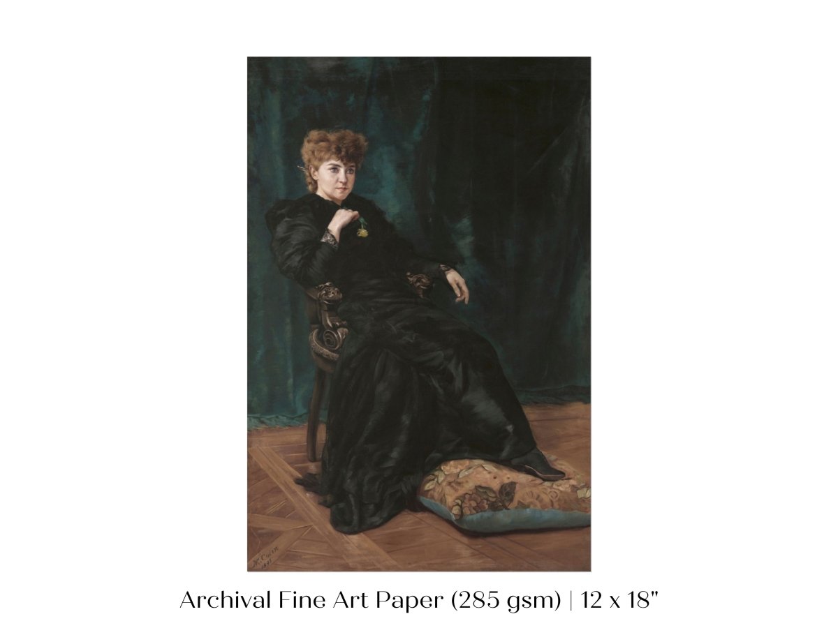 Lady in Black | P380 - Single Art Prints - Piccolo Fiore Prints