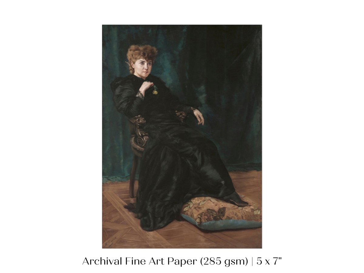 Lady in Black | P380 - Single Art Prints - Piccolo Fiore Prints