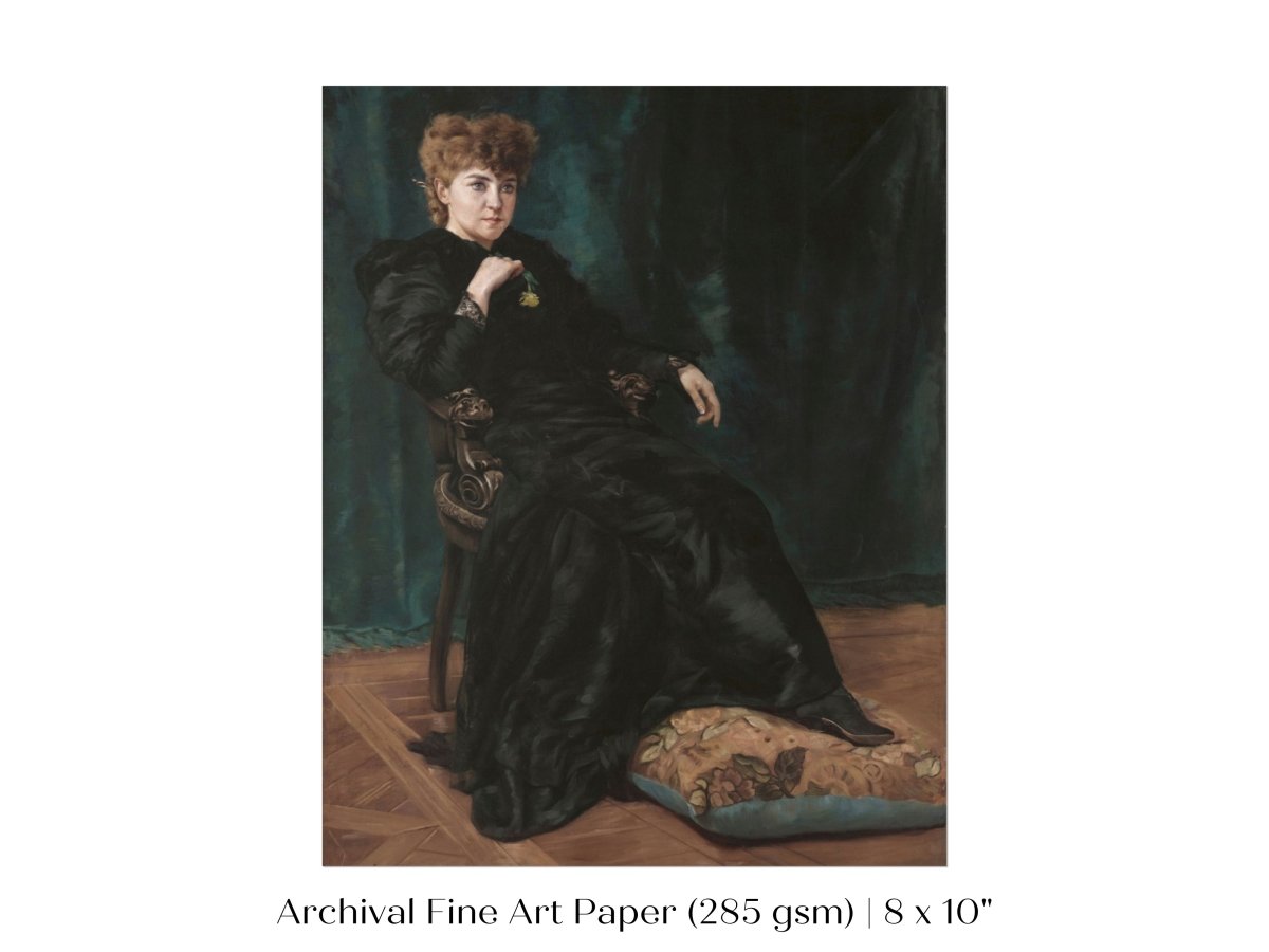 Lady in Black | P380 - Single Art Prints - Piccolo Fiore Prints