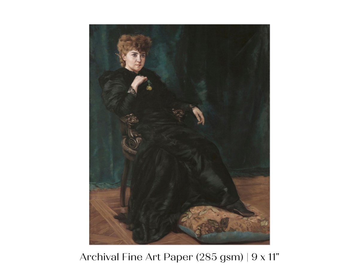 Lady in Black | P380 - Single Art Prints - Piccolo Fiore Prints
