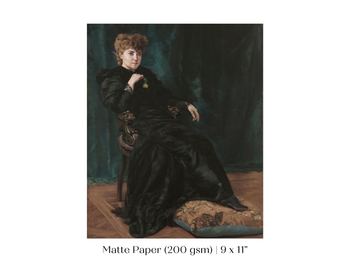 Lady in Black | P380 - Single Art Prints - Piccolo Fiore Prints
